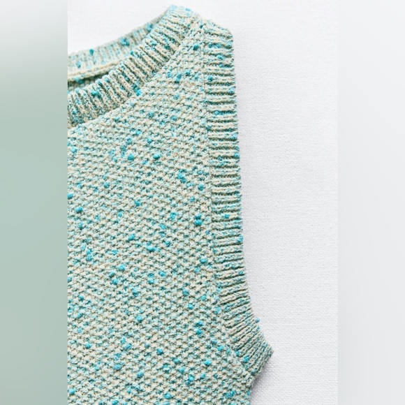 Zara KNIT MINI DRESS NWT - Picture 5 of 13